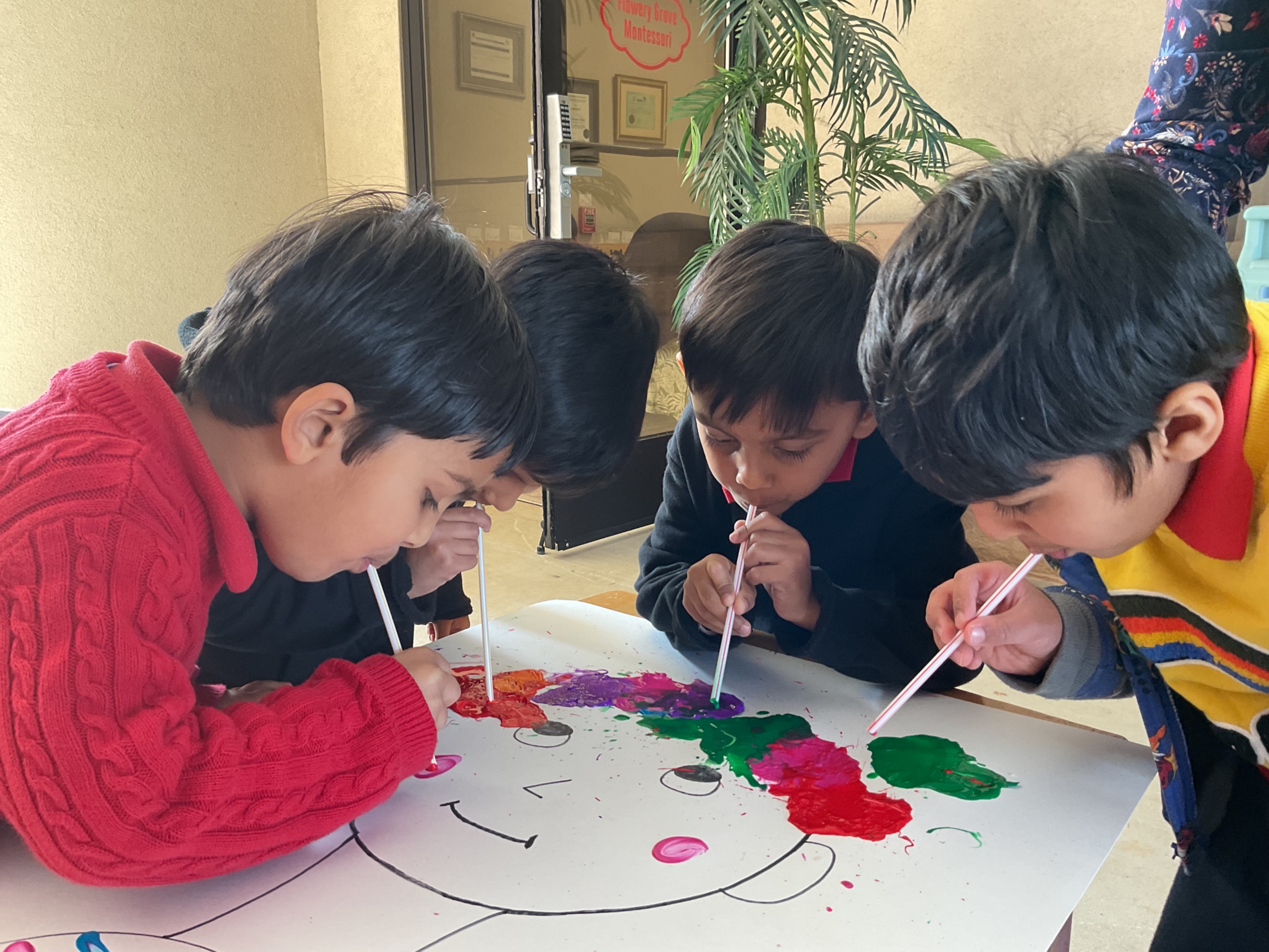 Children exploring